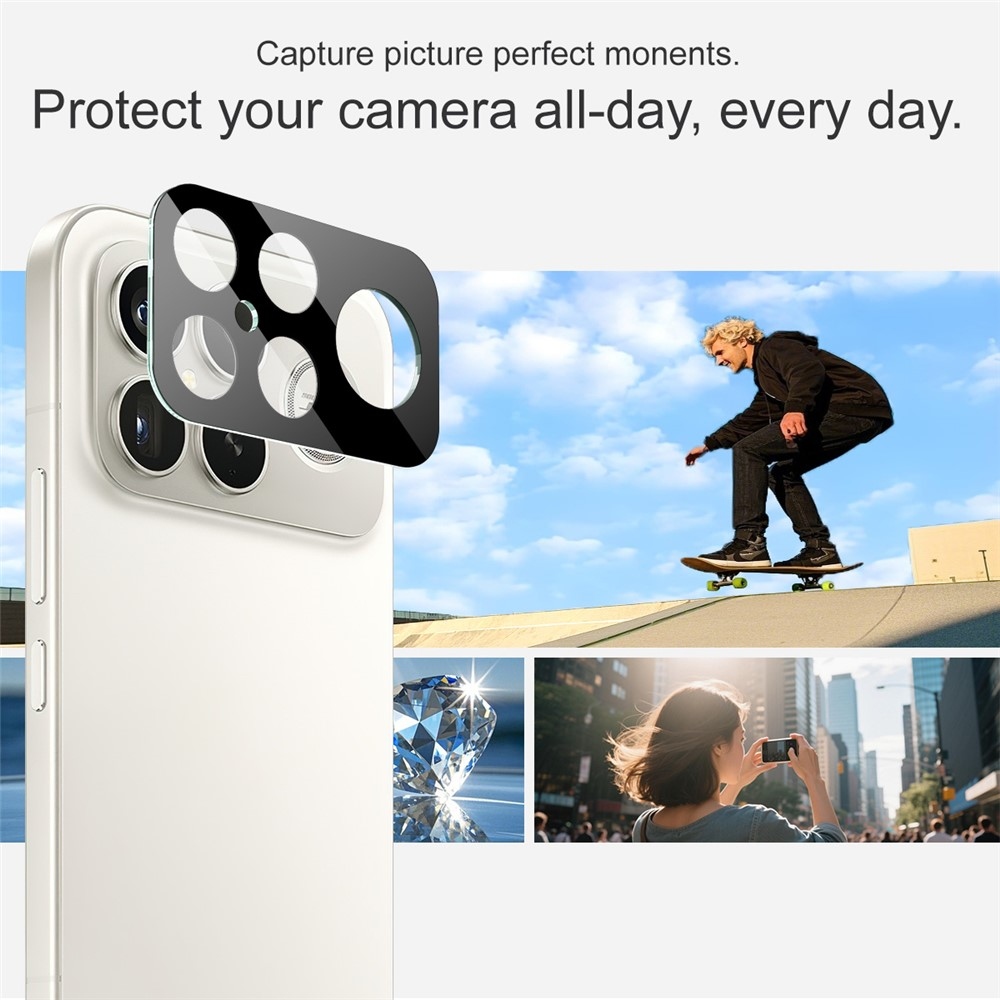 IMK sklo čočky fotoaparátu na mobil Xiaomi Poco F8 Ultra 5G - černé