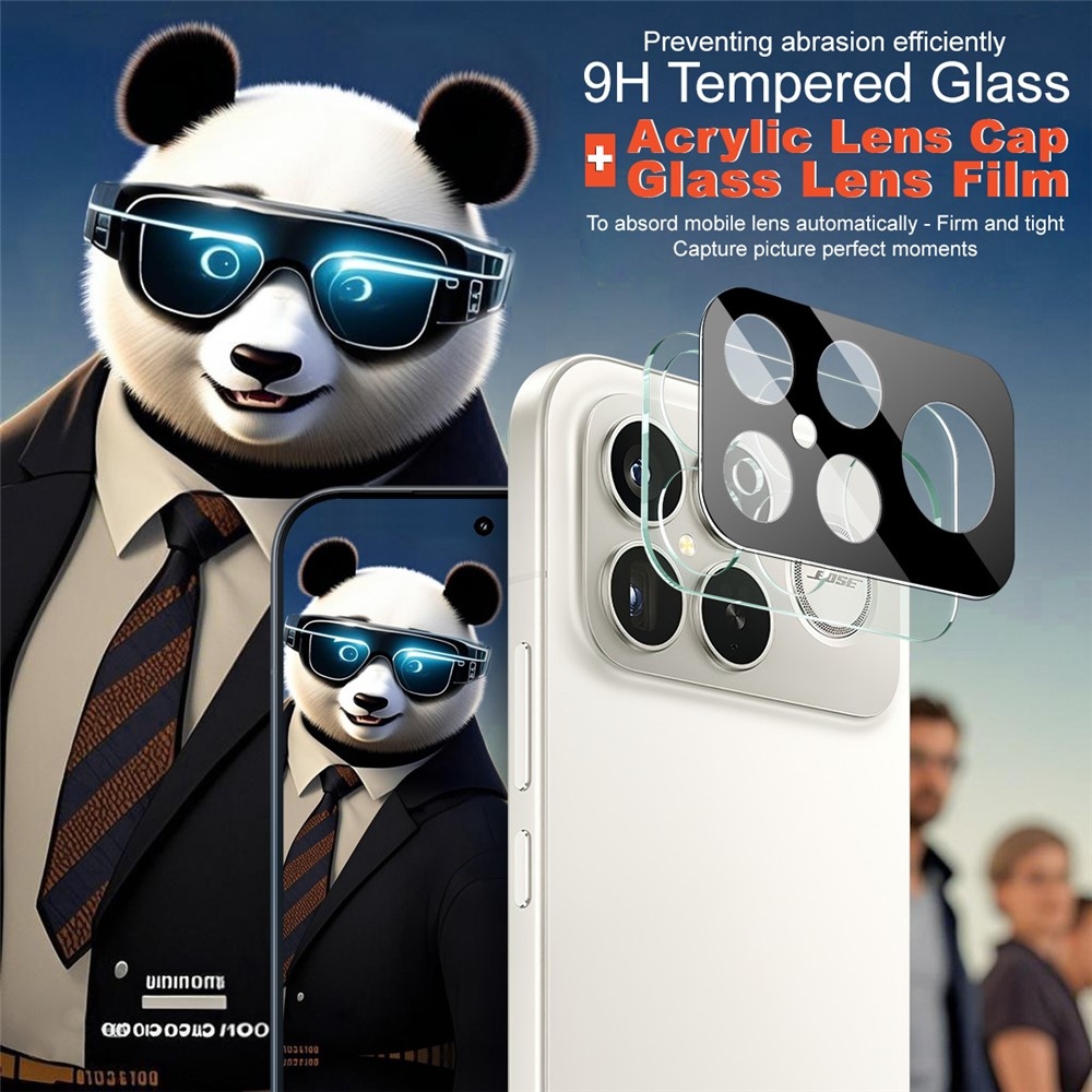 IMK sklo čočky fotoaparátu na mobil Xiaomi Poco F8 Ultra 5G - černé