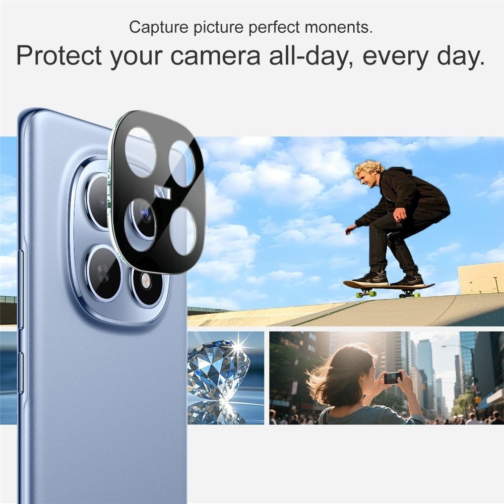 IMK sklo čočky fotoaparátu na mobil Xiaomi Redmi Note 15 4G - černé