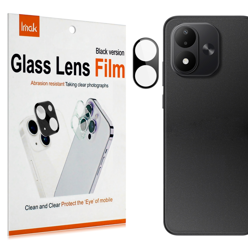 IMK sklo čočky fotoaparátu na mobil Xiaomi Redmi Note 17 4G/5G - černé