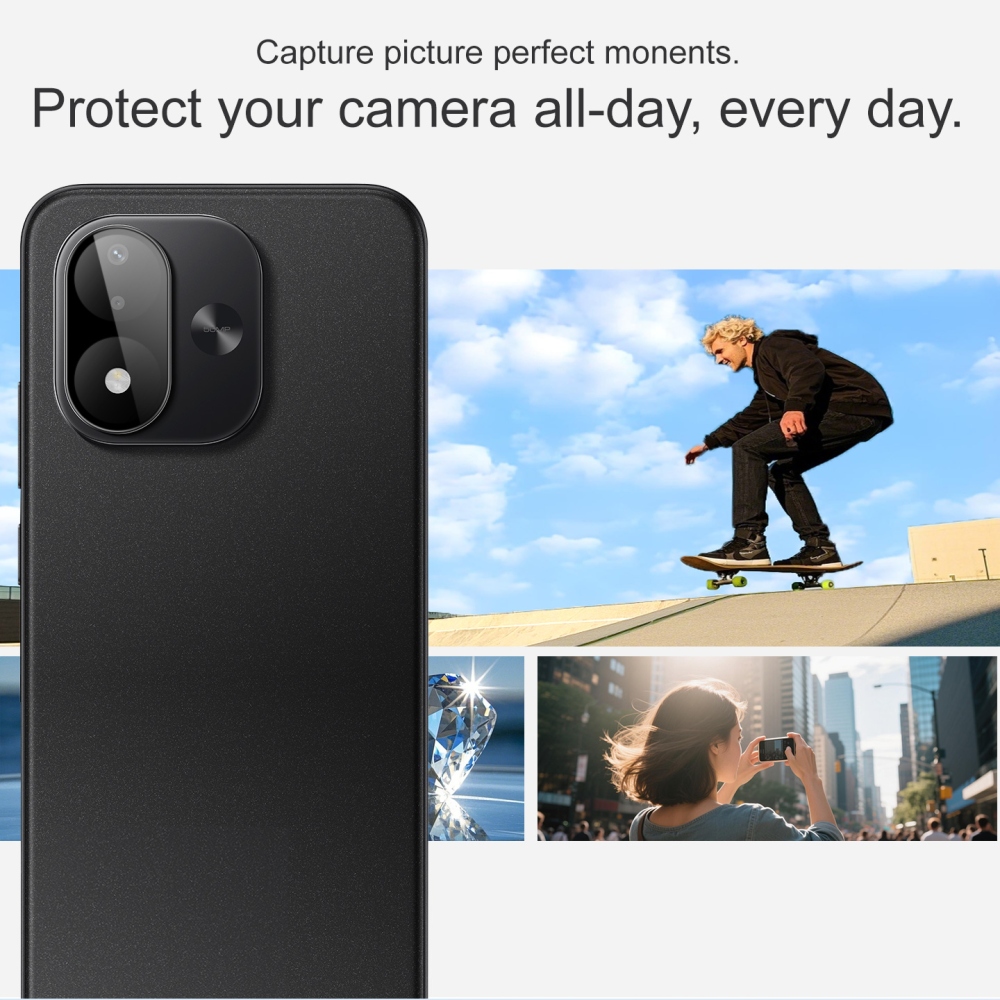 IMK sklo čočky fotoaparátu na mobil Xiaomi Redmi Note 17 4G/5G - černé