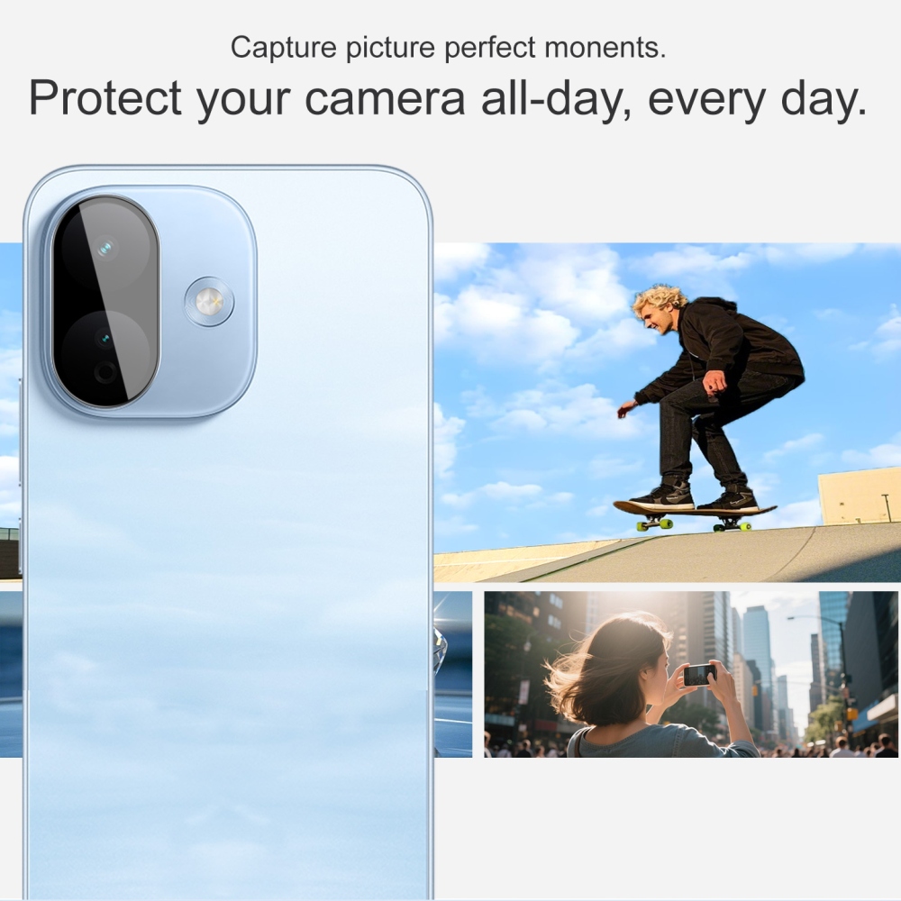 IMK sklo čočky fotoaparátu na mobil Xiaomi Redmi Note 17 Pro 5G - černé