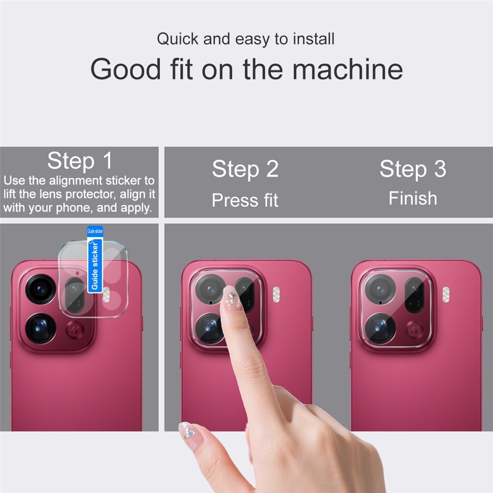 IMK sklo čočky fotoaparátu na Oppo Find X9 Pro 5G