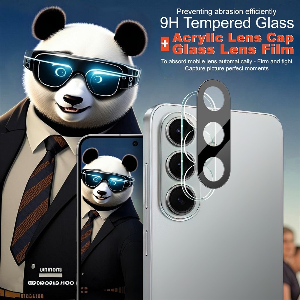 IMK sklo čočky fotoaparátu na Samsung Galaxy S26 - černé