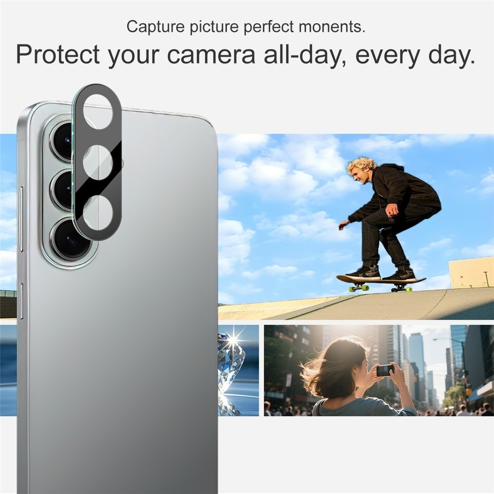 IMK sklo čočky fotoaparátu na Samsung Galaxy S26+ - černé