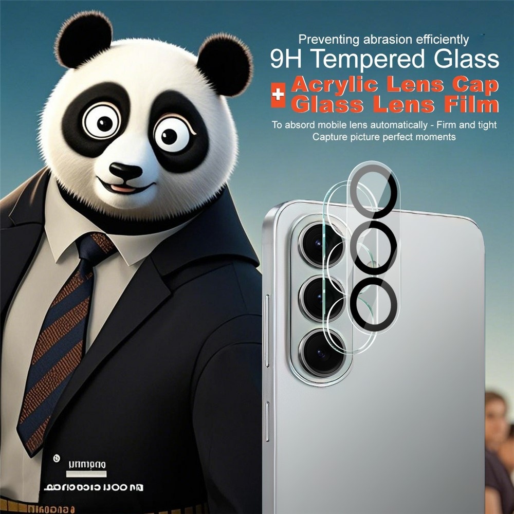 IMK sklo čočky fotoaparátu na Samsung Galaxy S26 - černé kroužky