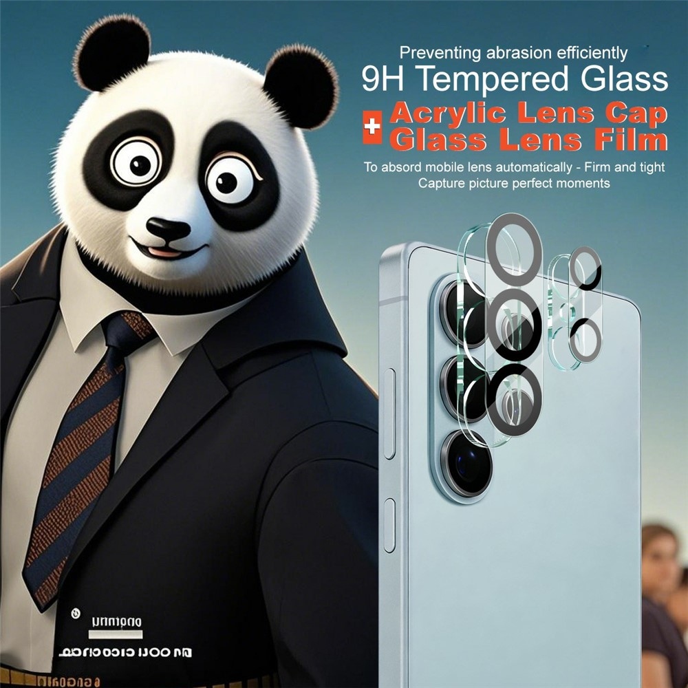 IMK sklo čočky fotoaparátu na Samsung Galaxy S26 Ultra - černé kroužky