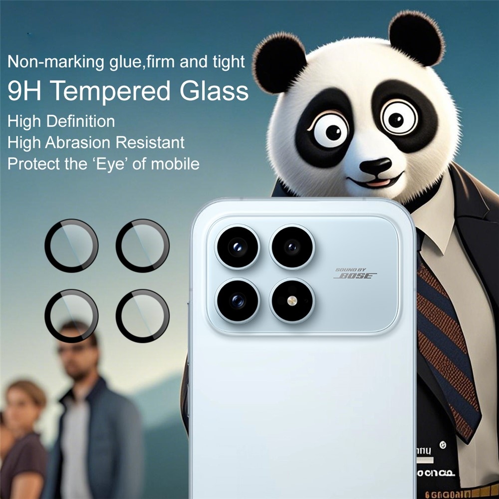 IMK sklo čočky fotoaparátu na Xiaomi Poco F8 Pro 5G (samostatná skla) s aplikačním rámečkem