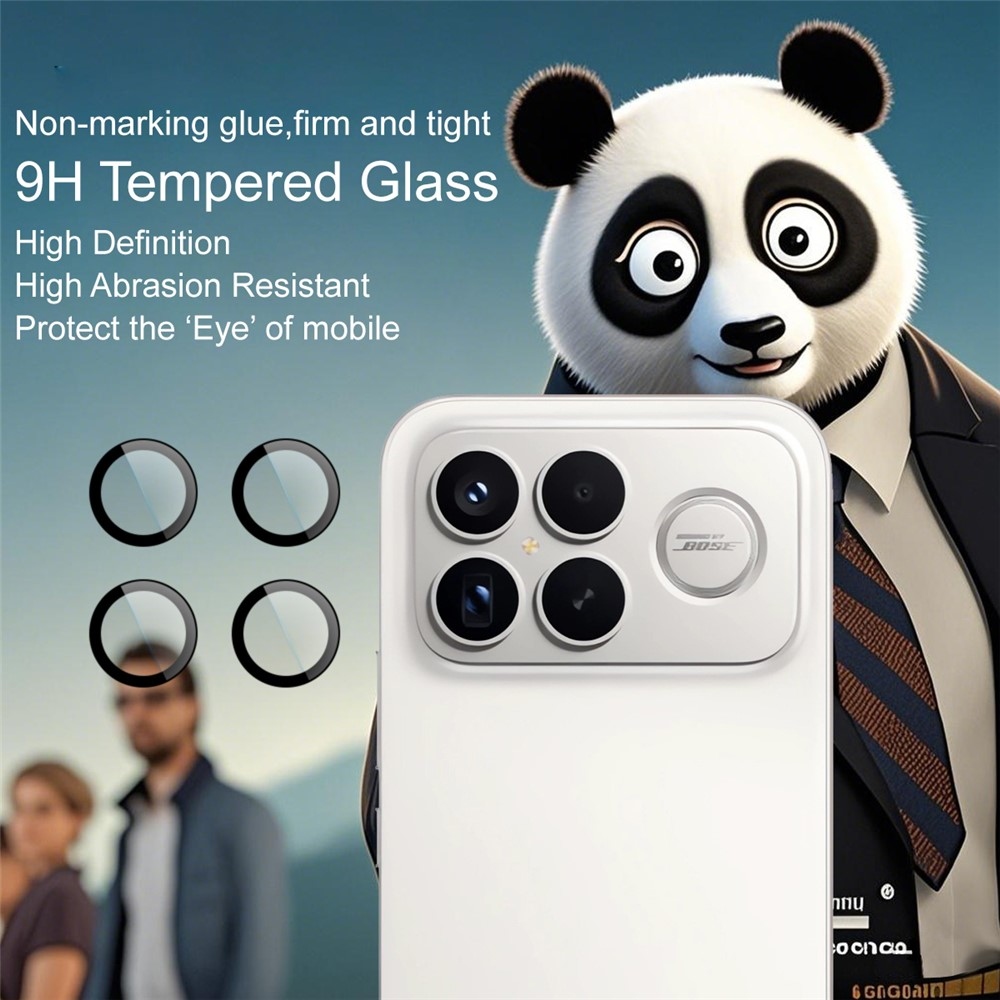 IMK sklo čočky fotoaparátu na Xiaomi Poco F8 Ultra 5G (samostatná skla) s aplikačním rámečkem