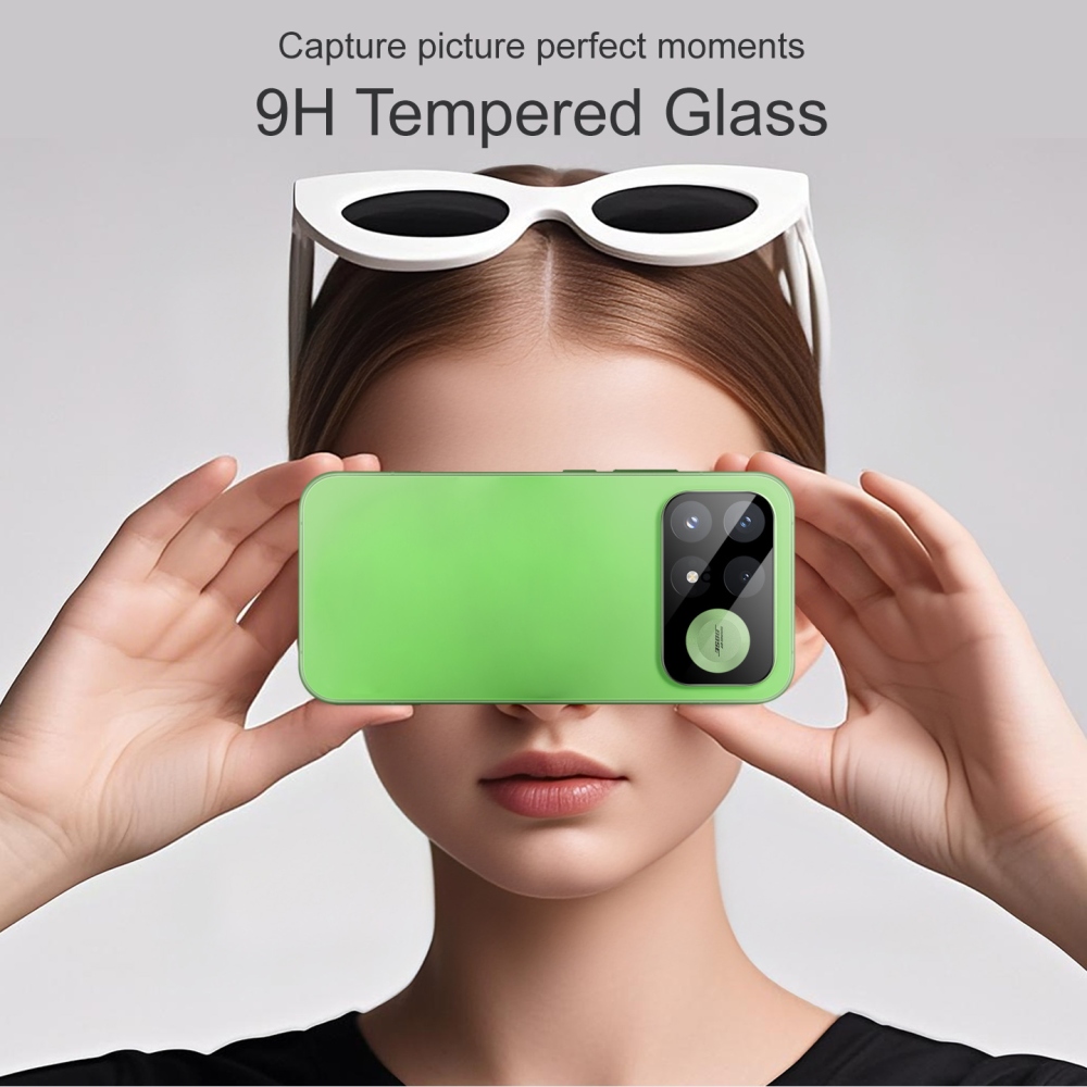 IMK sklo čočky fotoaparátu na Xiaomi Poco F9 Pro 5G (samostatná skla) s aplikačním rámečkem - černé
