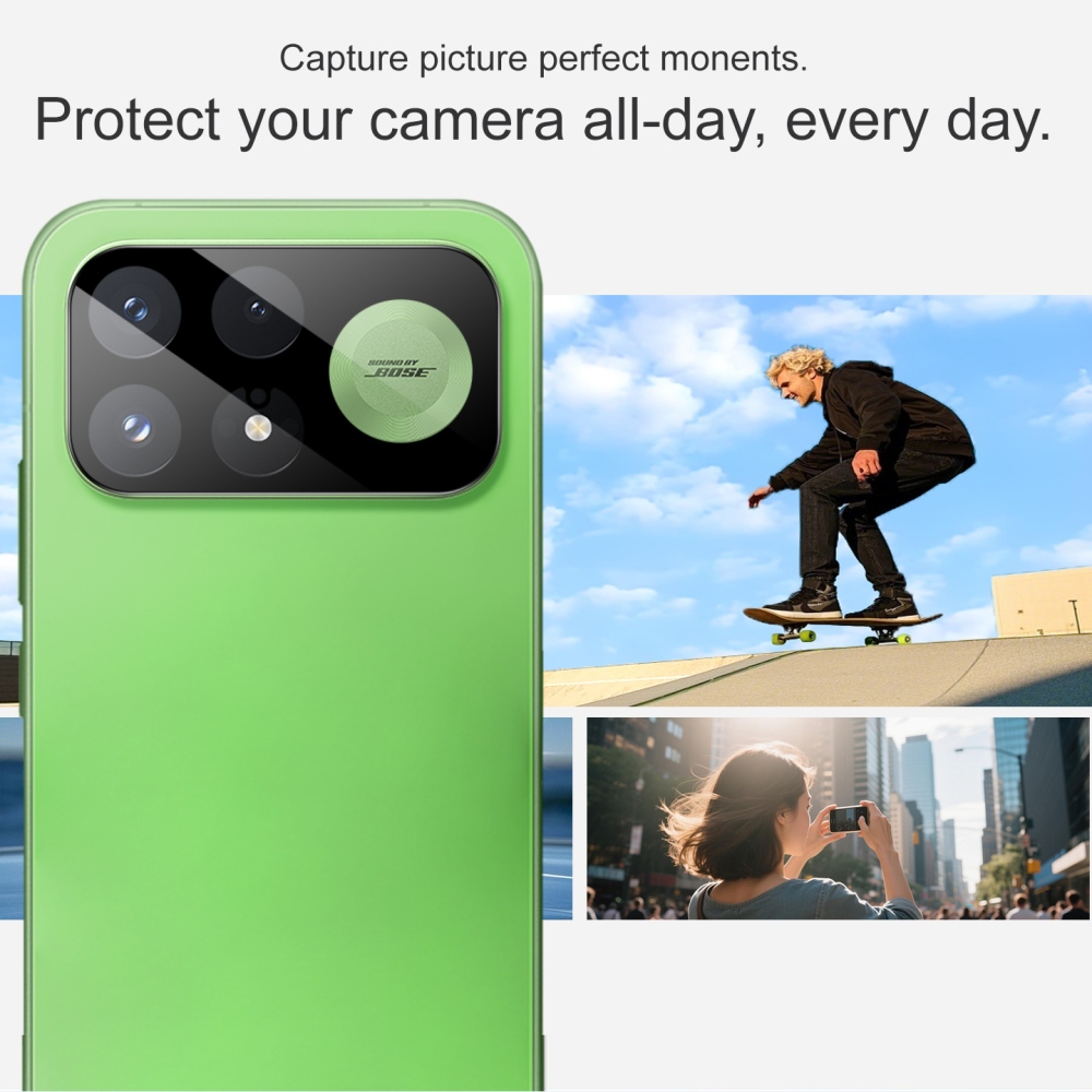 IMK sklo čočky fotoaparátu na Xiaomi Poco F9 Pro 5G (samostatná skla) s aplikačním rámečkem - černé