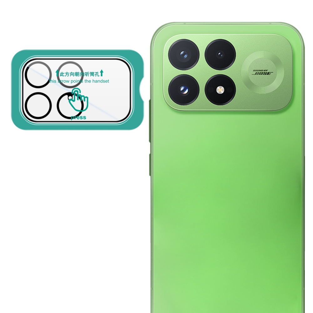 IMK sklo čočky fotoaparátu na Xiaomi Poco F9 Pro 5G (samostatná skla) s aplikačním rámečkem