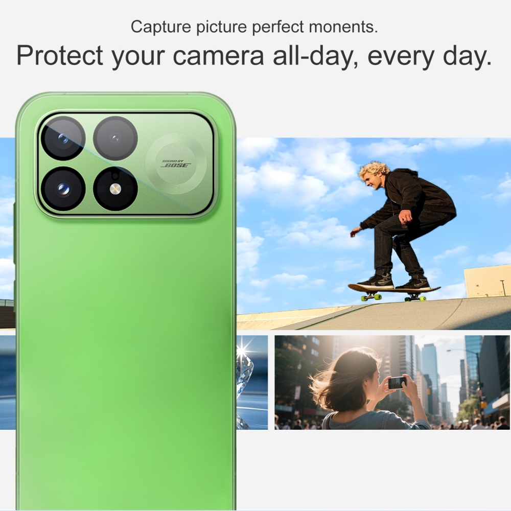 IMK sklo čočky fotoaparátu na Xiaomi Poco F9 Pro 5G (samostatná skla) s aplikačním rámečkem
