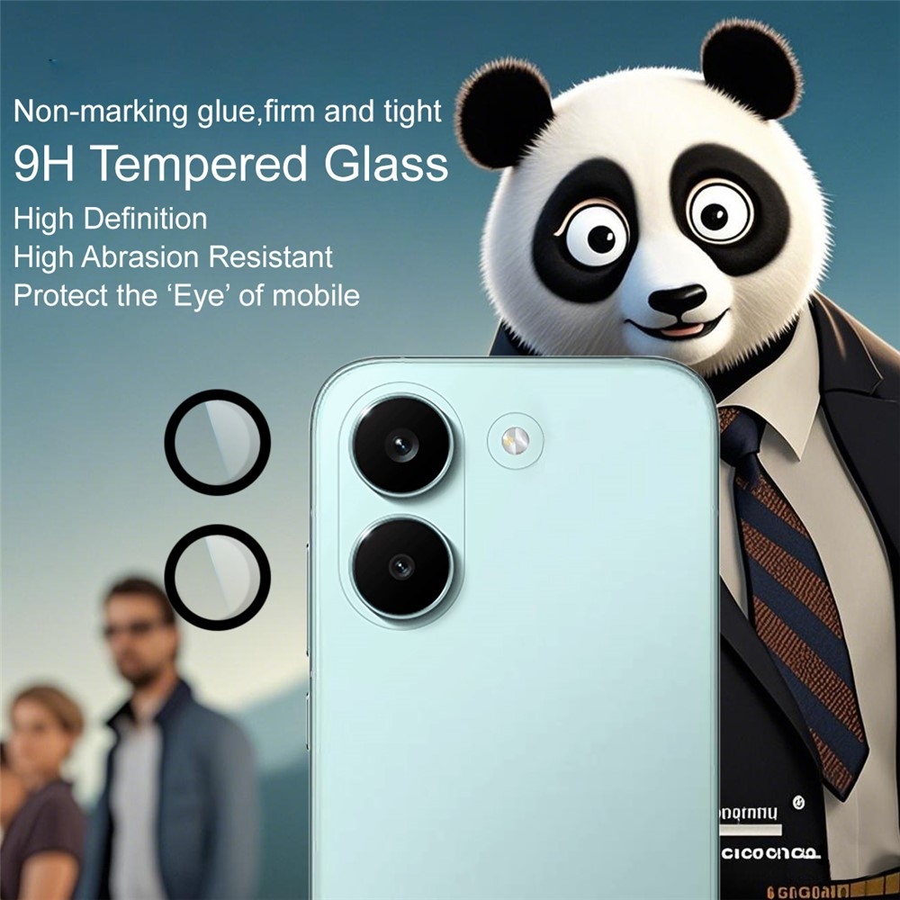 IMK sklo čočky fotoaparátu na Xiaomi Poco X8 Pro 5G (samostatná skla) s aplikačním rámečkem