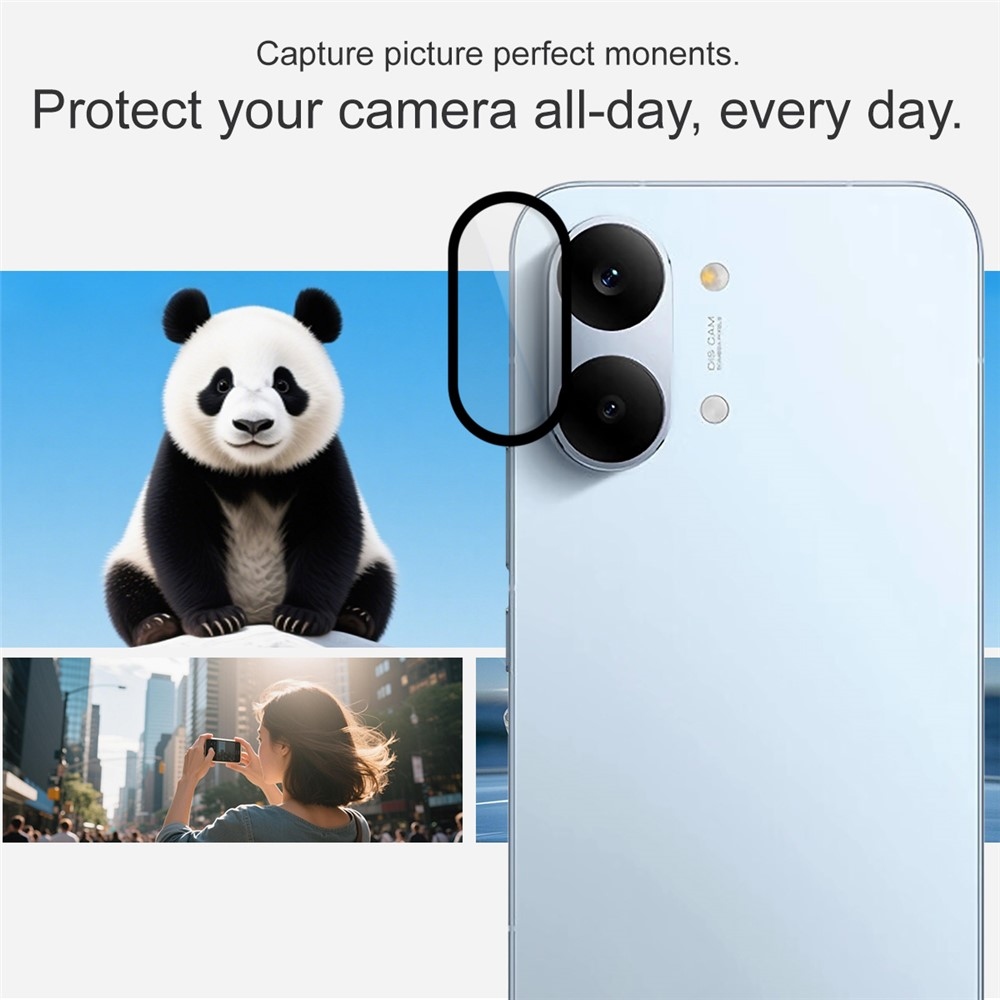 IMK sklo čočky fotoaparátu na Xiaomi Poco X8 Pro Max 5G (samostatná skla) s aplikačním rámečkem