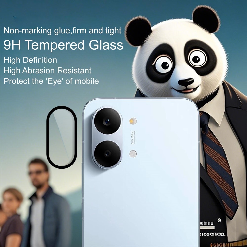 IMK sklo čočky fotoaparátu na Xiaomi Poco X8 Pro Max 5G (samostatná skla) s aplikačním rámečkem