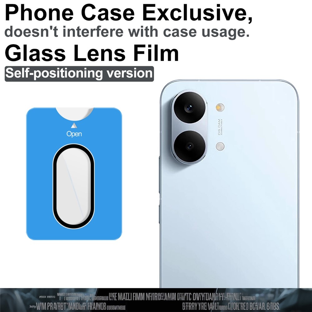 IMK sklo čočky fotoaparátu na Xiaomi Poco X8 Pro Max 5G (samostatná skla) s aplikačním rámečkem