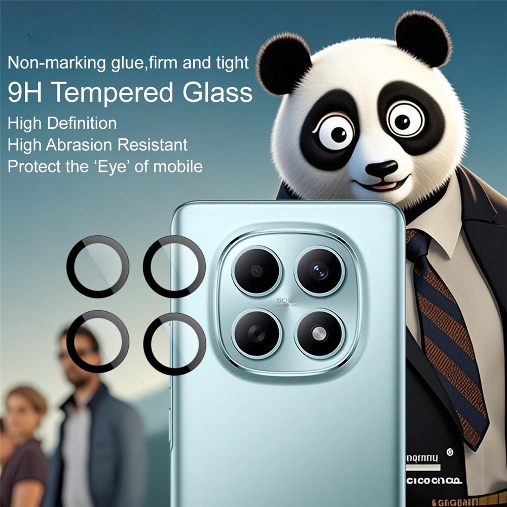 IMK sklo čočky fotoaparátu pro Xiaomi Poco M8 5G/Redmi Note 15 5G (samostatná skla) s aplikačním rámečkem