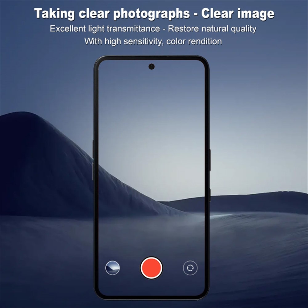 IMK sklo čočky na Nothing Phone (3a) Pro - černé