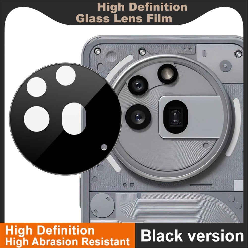 IMK sklo čočky na Nothing Phone (3a) Pro - černé