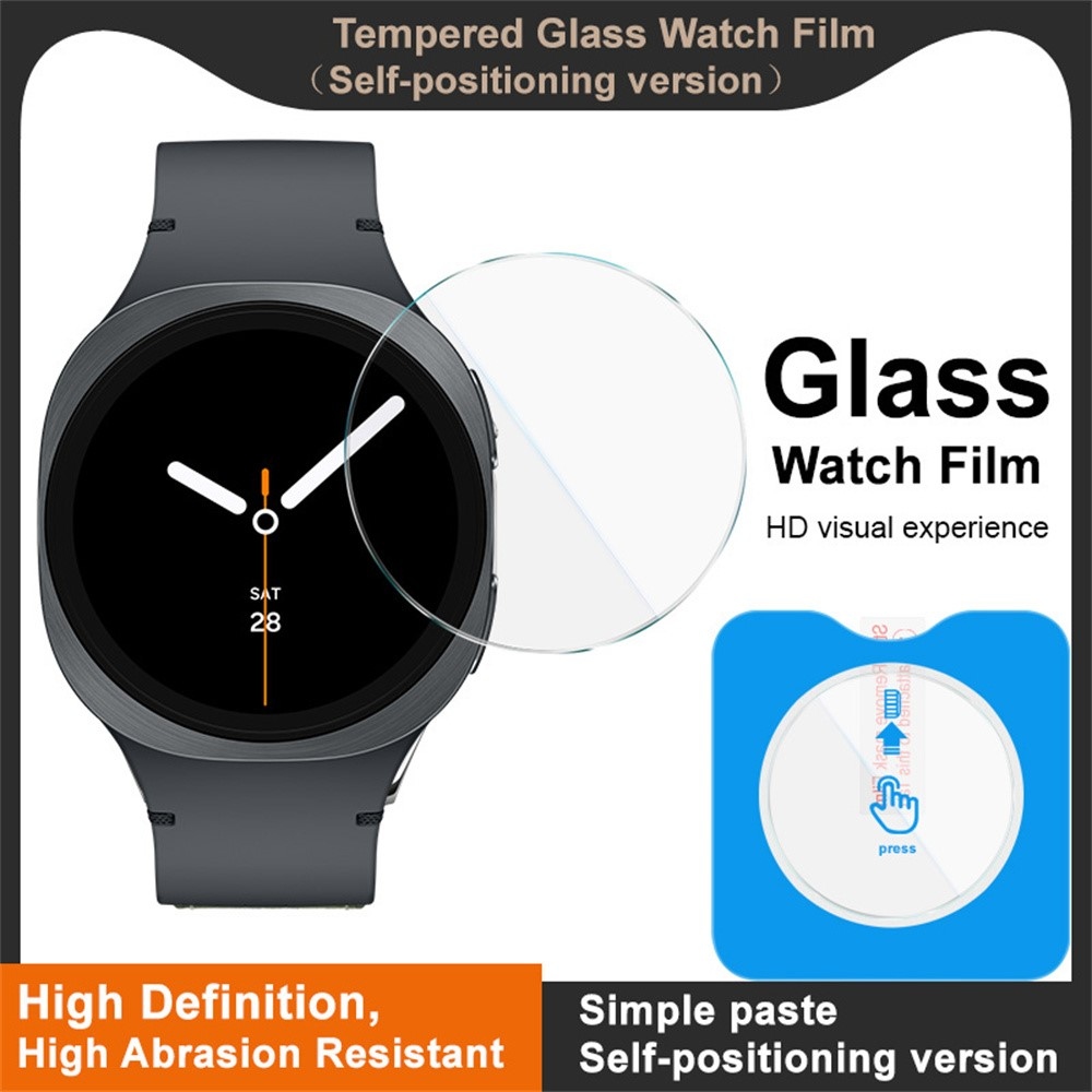 IMK tvrzené sklo na Samsung Galaxy Watch8 40mm s aplikačním rámečkem