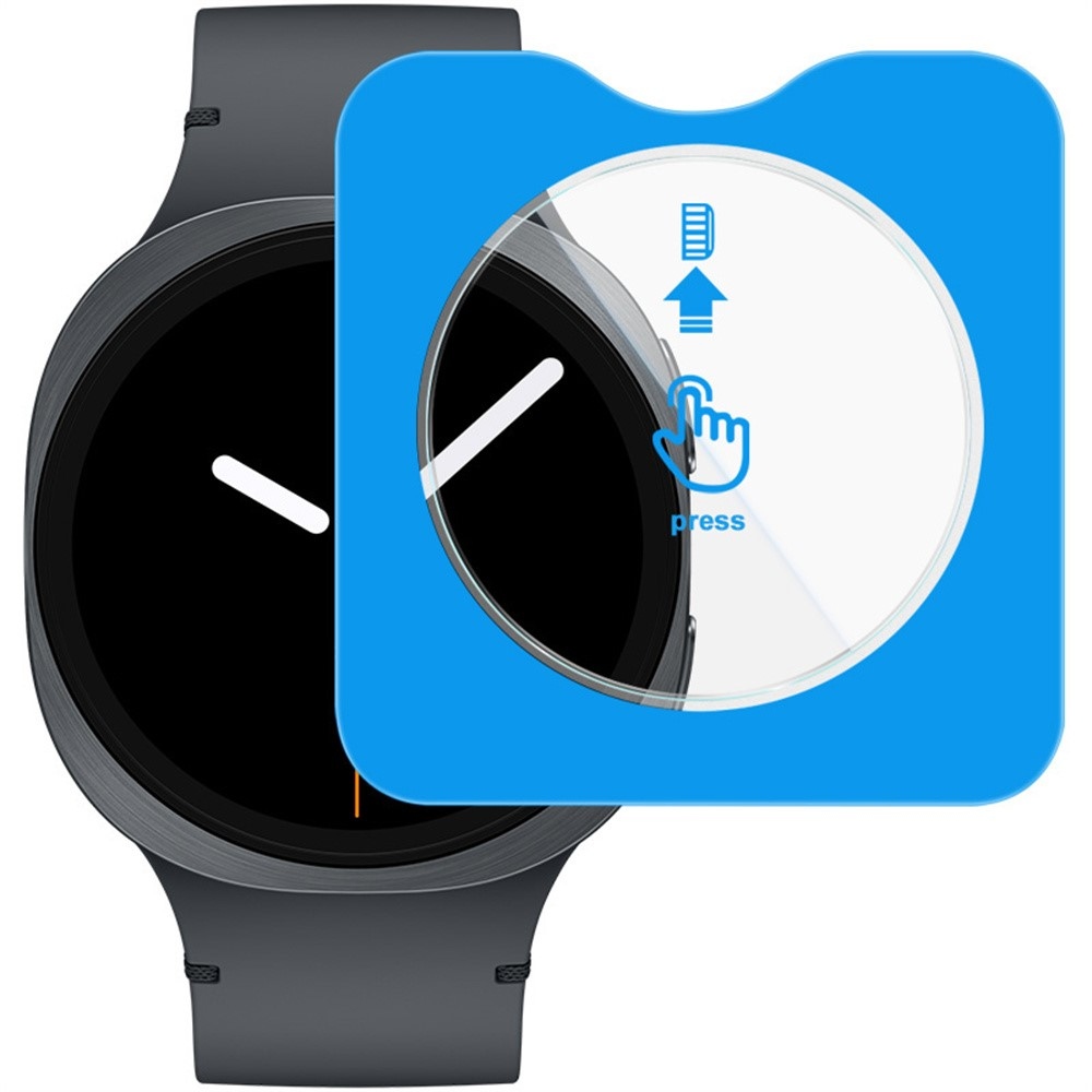 IMK tvrzené sklo na Samsung Galaxy Watch8 44mm s aplikačním rámečkem