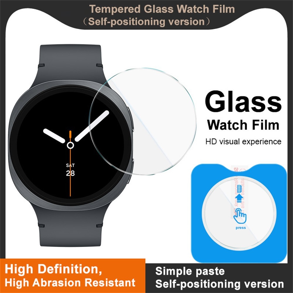 IMK tvrzené sklo na Samsung Galaxy Watch8 44mm s aplikačním rámečkem