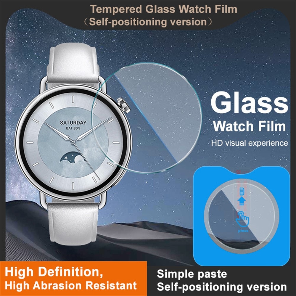IMK tvrzené sklo na Xiaomi Watch S4 41mm s aplikačním rámečkem