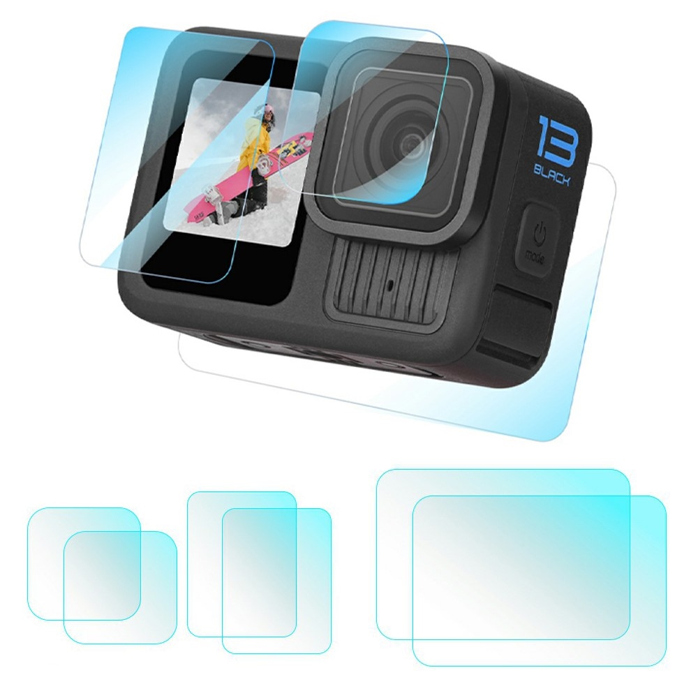 BRDRC 2× sada tvrzených skel pro GoPro Hero 13 displej a objektiv