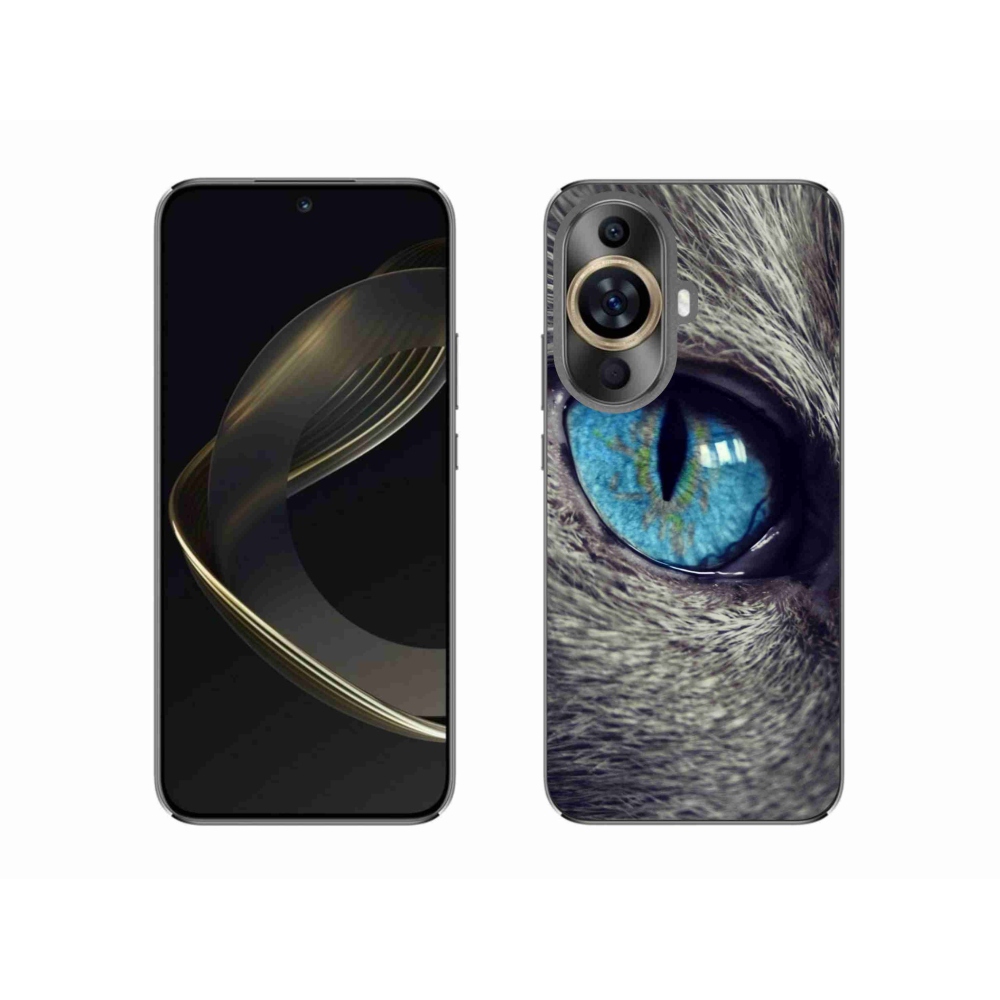 Gelový kryt mmCase na Huawei Nova 11 - modré kočičí oko