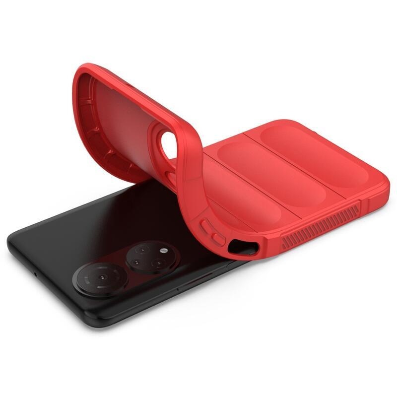 Impact odolný gelový obal na mobil Honor X7 - červený