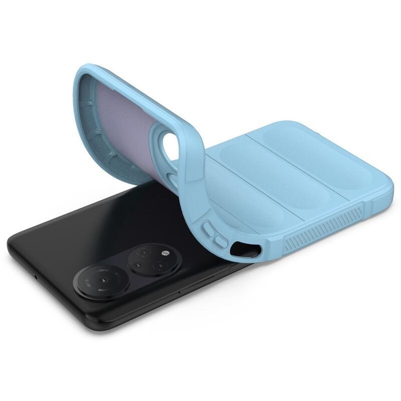 Impact odolný gelový obal na mobil Honor X7 - světlemodrý