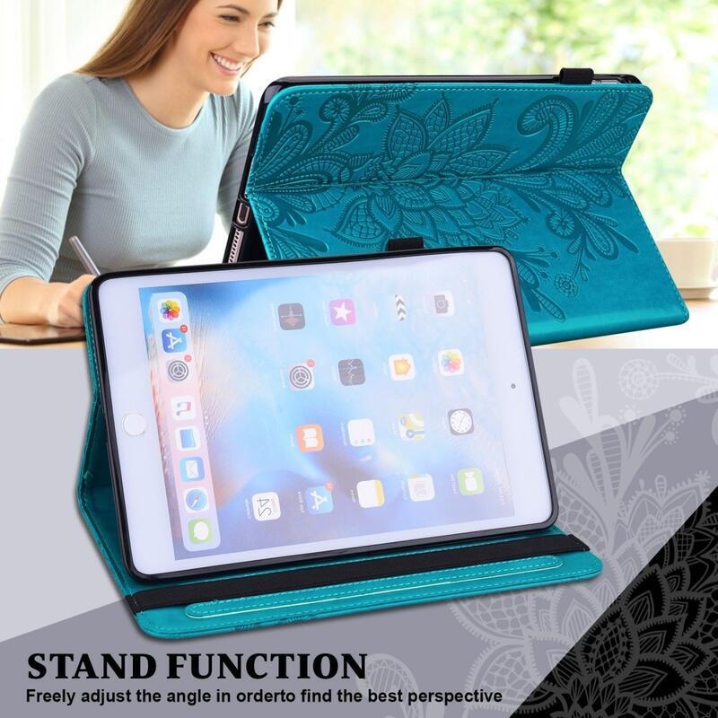 Imprint zavírací pouzdro pro Lenovo Tab M10 (3.Gen) - modré