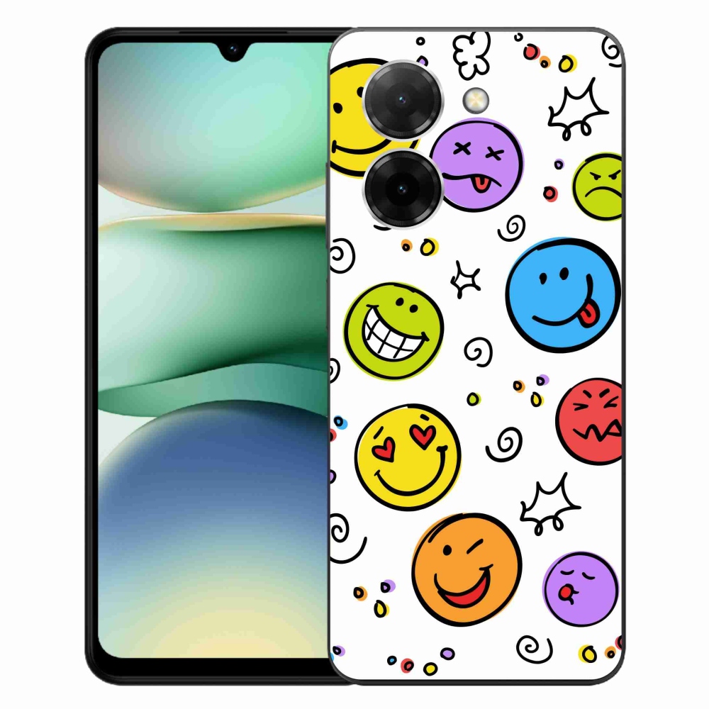 Gelový kryt mmCase na Xiaomi Redmi A5 (171.7x77.8x8.3mm) - smajlíci