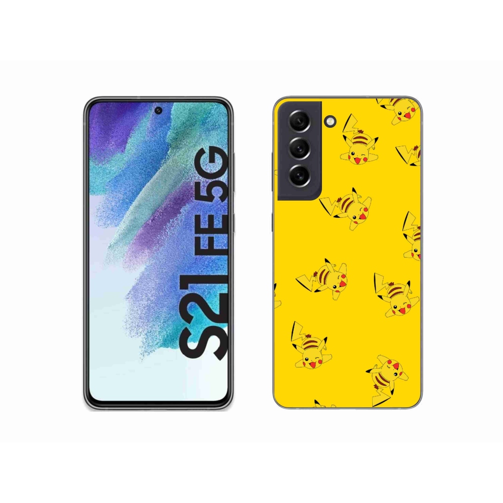 Gelový kryt mmCase na Samsung Galaxy S21 FE 5G - pikachu