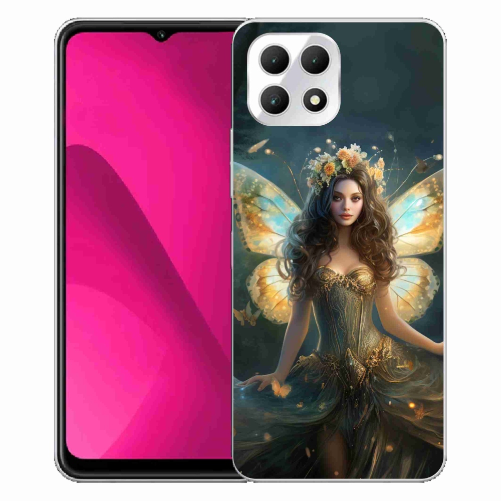 Gelový kryt mmCase na T-Mobile T Phone 2 - motýlí žena