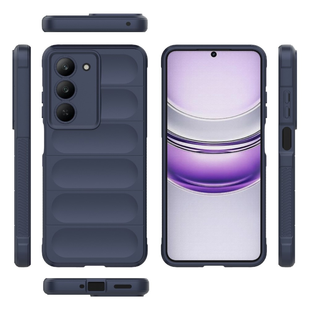 Rugg odolný gelový obal na Realme 14x 5G - tmavěmodrý