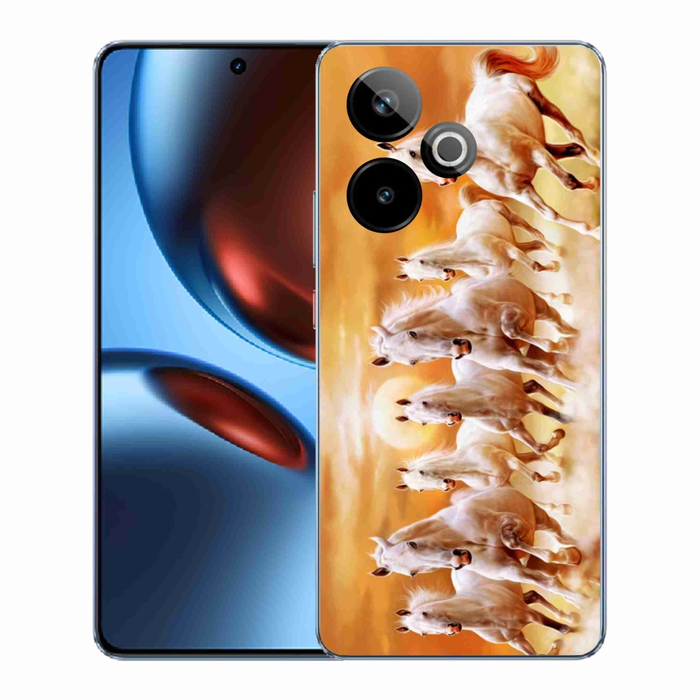 Gelový kryt mmCase na Realme GT 7 5G/GT 7T 5G - koně 2