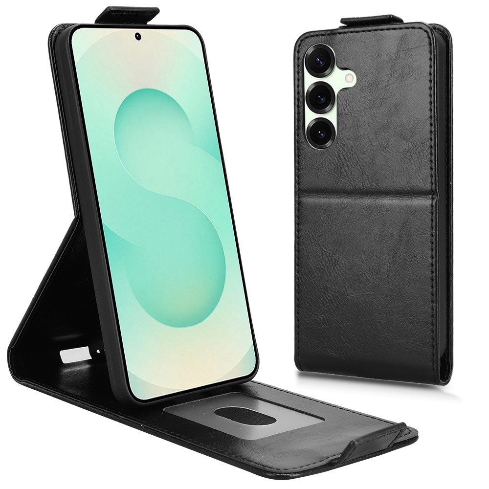 Vert flipové pouzdro na Samsung Galaxy S25 FE - černé