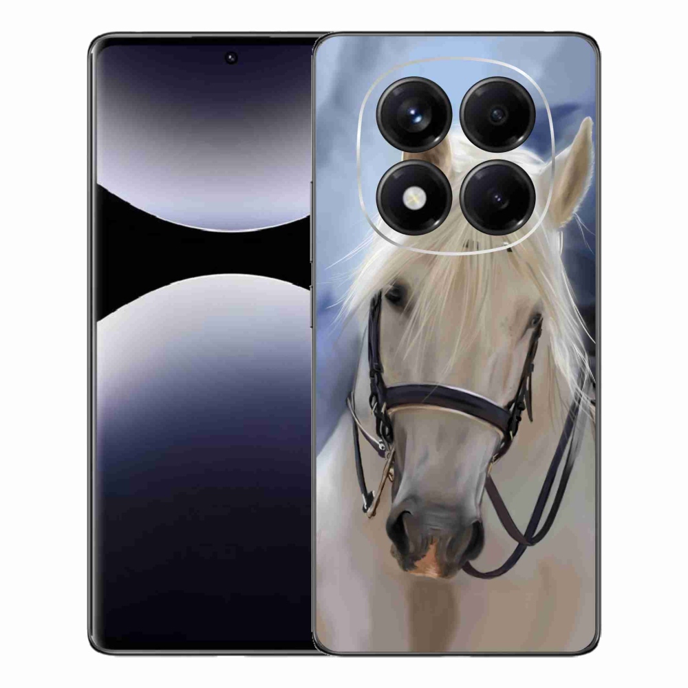 Gelový kryt mmCase na Xiaomi Redmi Note 14 Pro - bílý kůň