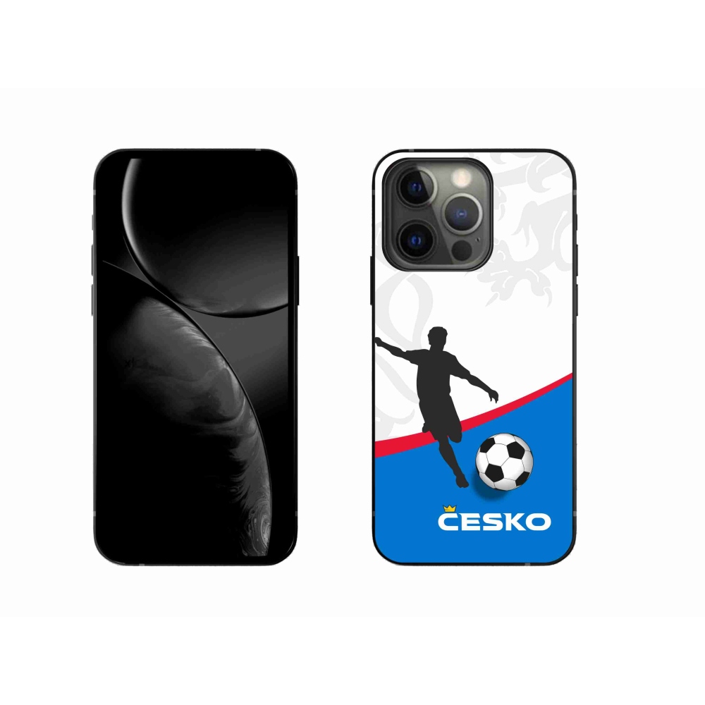 Gelový kryt mmCase na iPhone 13 Pro 6.1 - fotbal Česko 1