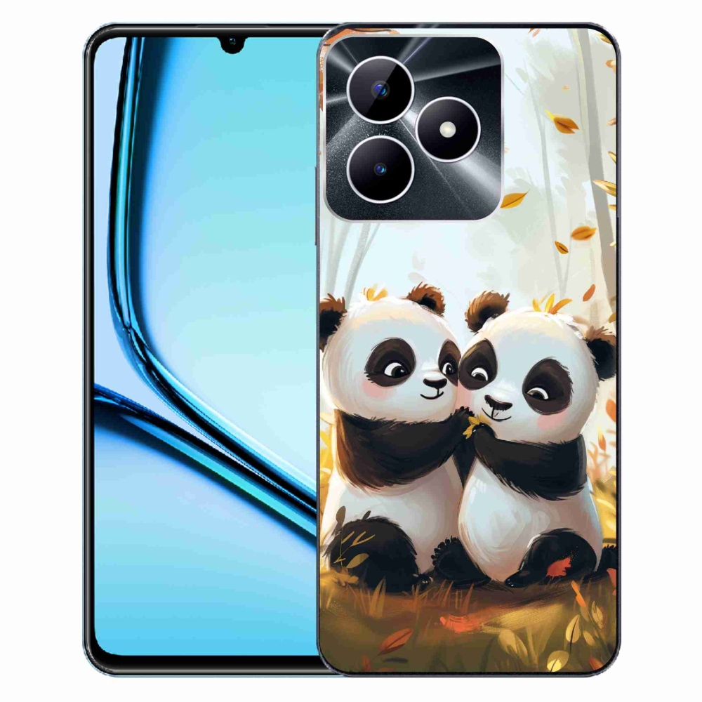 Gelový kryt mmCase na Realme Note 50 - pandy