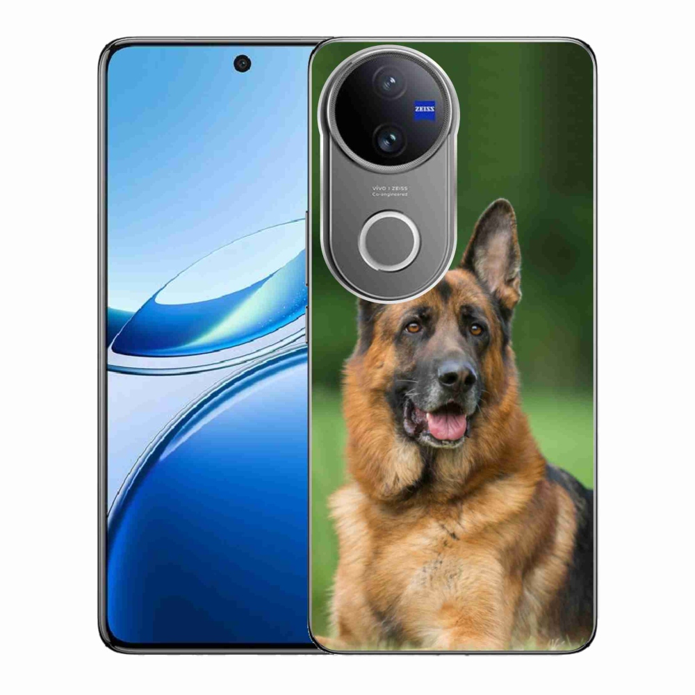 Gelový kryt mmCase na Vivo V50 5G - německý ovčák