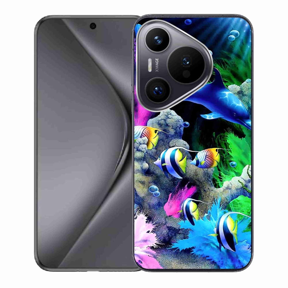 Gelový obal mmCase na Huawei Pura 70 - mořský svět