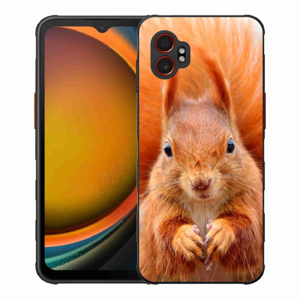 Gelový kryt mmCase na Samsung Galaxy Xcover 7 Pro - veverka