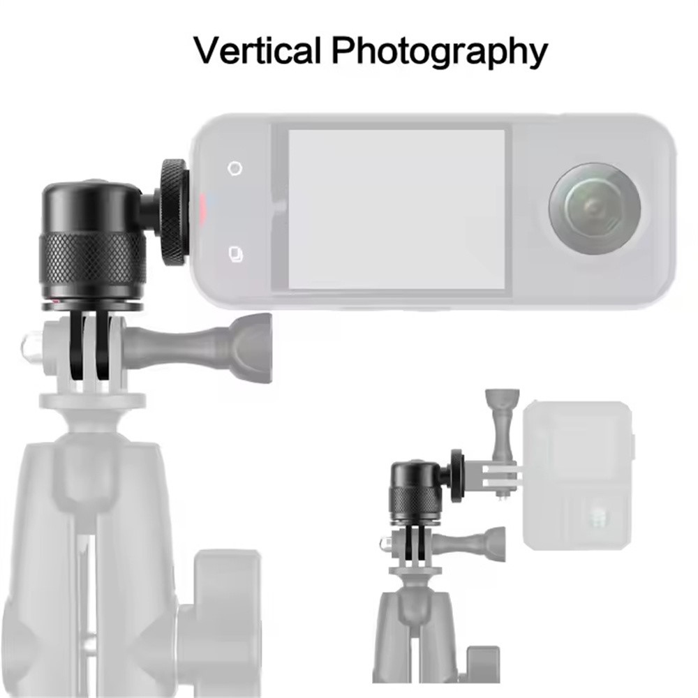 Otočný adaptér 360° pro akční kamery GoPro a Insta360