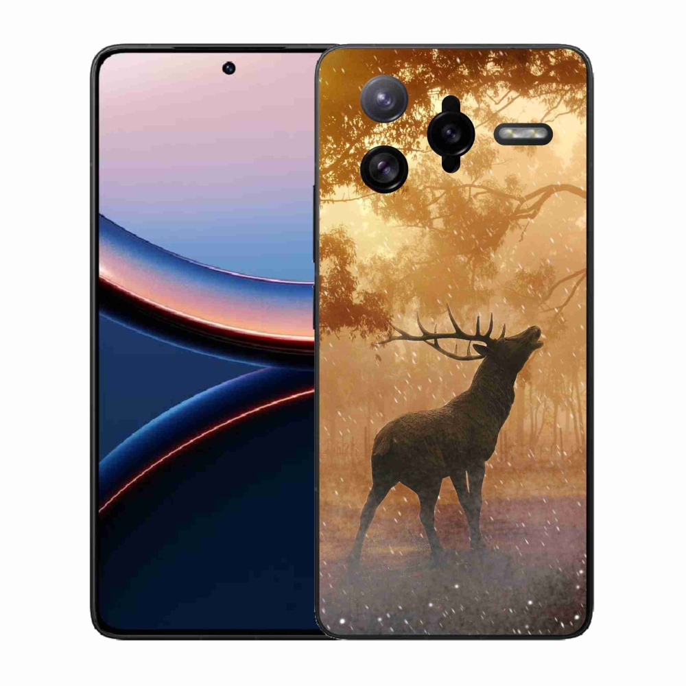 Gelový kryt mmCase na Xiaomi Poco F7 Ultra - jelen v říji
