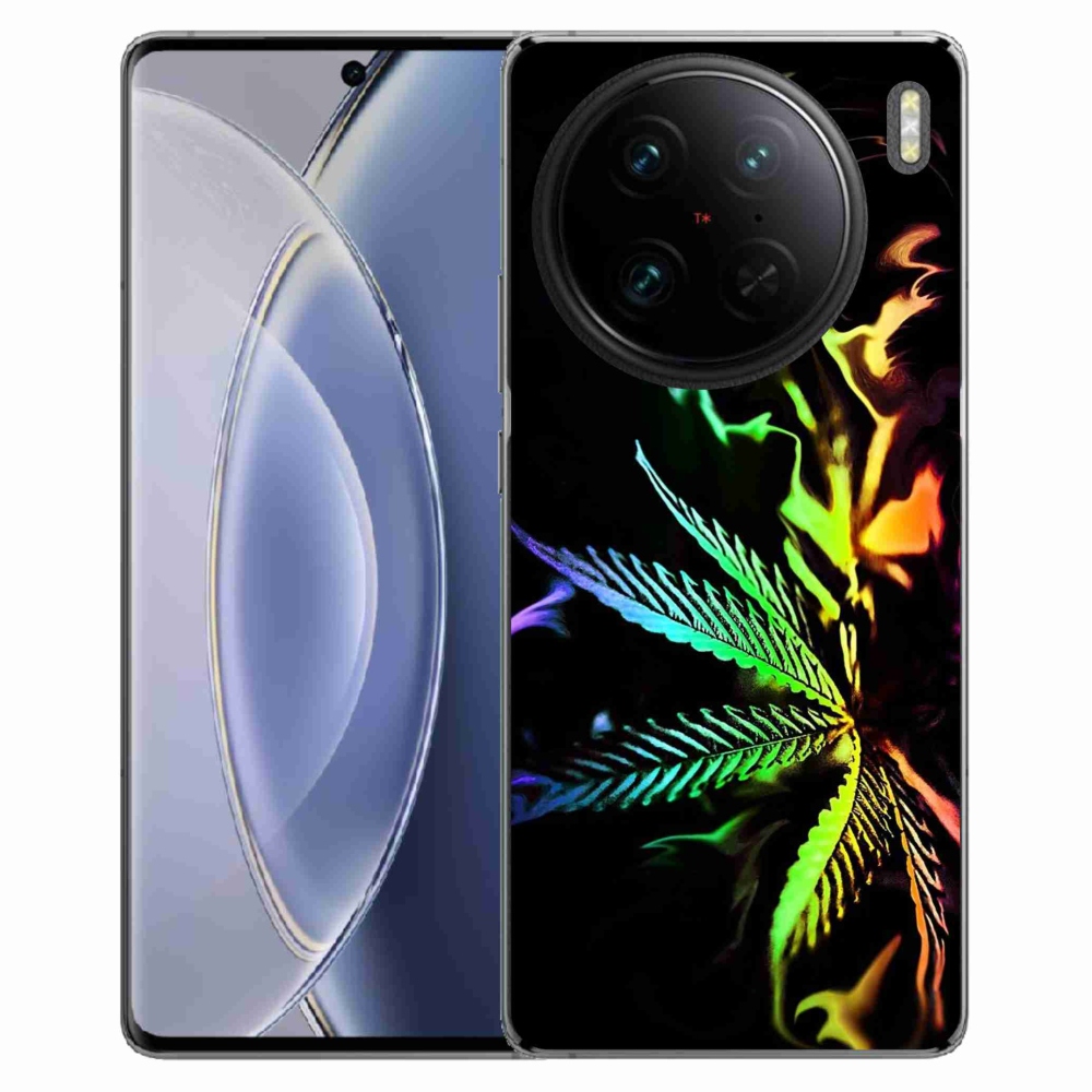 Gelový kryt mmCase na Vivo X90 Pro - konopí 2