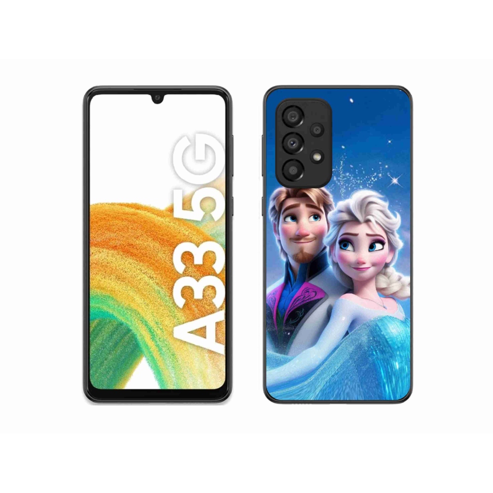 Gelový kryt mmCase na Samsung Galaxy A33 5G - ledové království 1