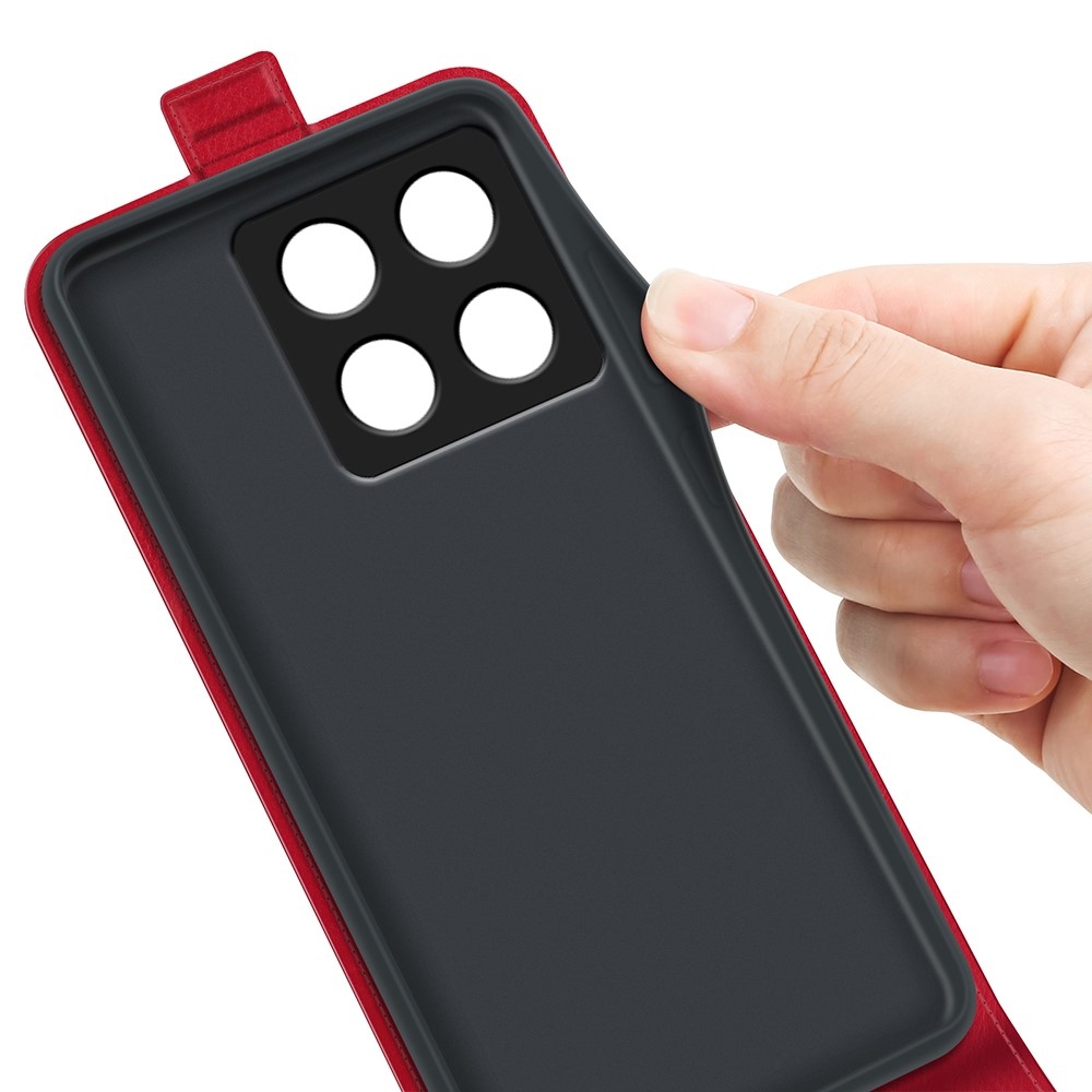 Vertical knížkové pouzdro na Xiaomi 14T - červené